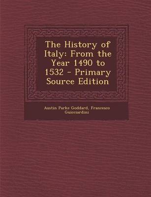 Book cover for The History of Italy
