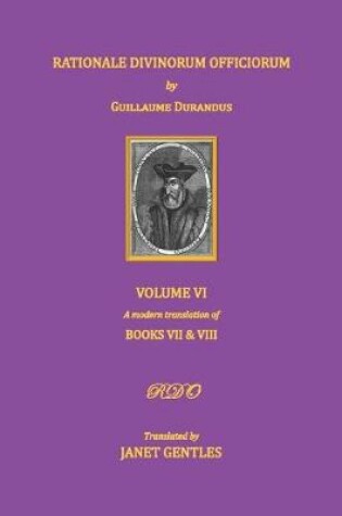 Cover of Rationale Divinorum Officiorum by Guillaume Durandus. Volume Six