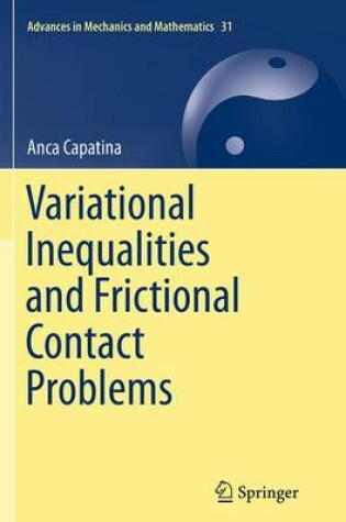 Cover of Variational Inequalities and Frictional Contact Problems