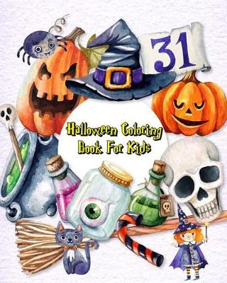 Cover of Halloween Coloring Book for Kids