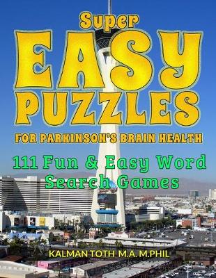 Book cover for Super Easy Puzzles for Parkinson's Brain Health