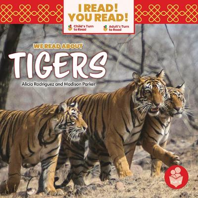 Book cover for We Read about Tigers