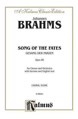 Cover of Song of the Fates Gesang der Parzen Op. 89