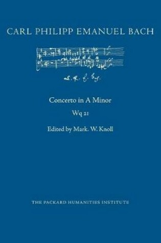Cover of Concerto in A Minor, Wq 21