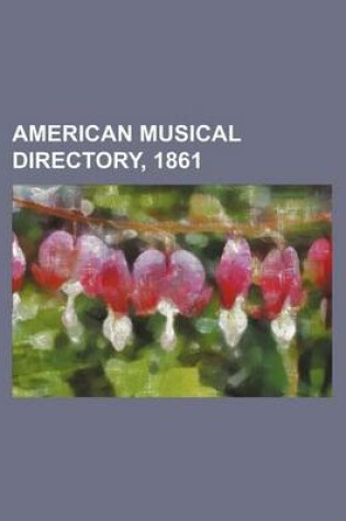 Cover of American Musical Directory, 1861