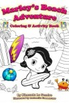 Book cover for Marley's Beach Adventure Coloring Book