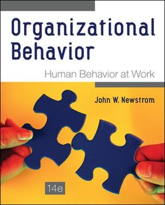 Book cover for Organizational Behavior: Human Behavior at Work (Int'l Ed)