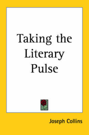 Cover of Taking the Literary Pulse