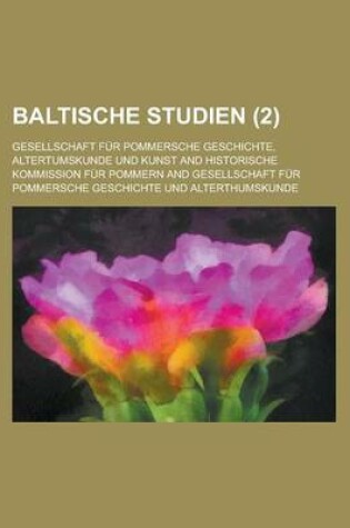 Cover of Baltische Studien (2)