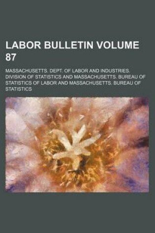 Cover of Labor Bulletin Volume 87