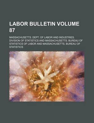 Book cover for Labor Bulletin Volume 87