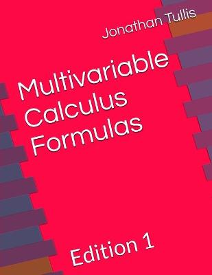 Cover of Multivariable Calculus Formulas