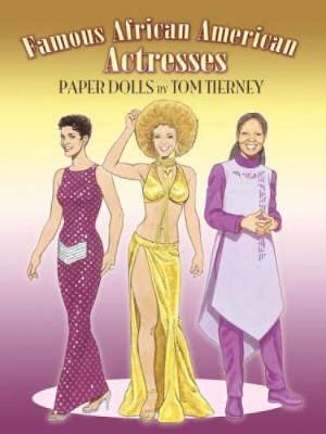 Book cover for Famous African American Actresses Paper Dolls