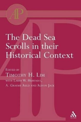 Cover of The Dead Sea Scrolls in their Historical Context