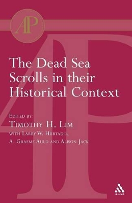 Book cover for The Dead Sea Scrolls in their Historical Context