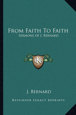 Book cover for From Faith to Faith