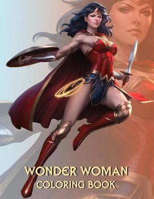 Book cover for Wonder Woman Coloring Book