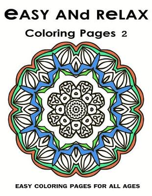 Book cover for Easy and Relax Coloring pages 2