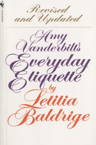 Cover of Amy Vanderbilt's Everyday Etiquette