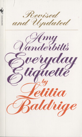 Book cover for Amy Vanderbilt's Everyday Etiquette