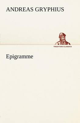 Book cover for Epigramme