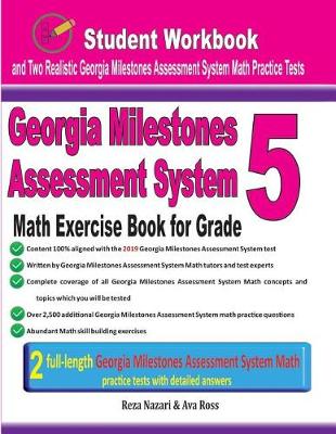 Book cover for Georgia Milestones Assessment System Math Exercise Book for Grade 5