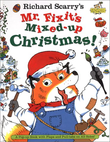 Book cover for Richard Scarry's Mr. Fixit's Mixed-up Christmas!