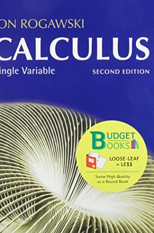 Cover of Calculus: Early Transcendentals Single Variable (Loose Leaf)