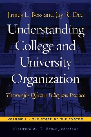 Cover of Understanding College and University Organization