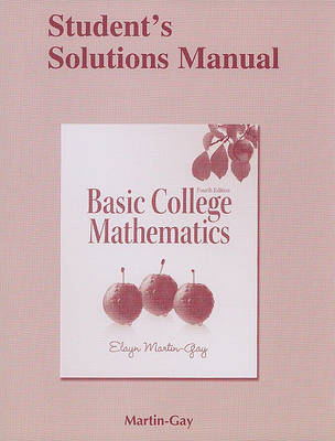 Book cover for Student Solutions Manual for Basic College Mathematics