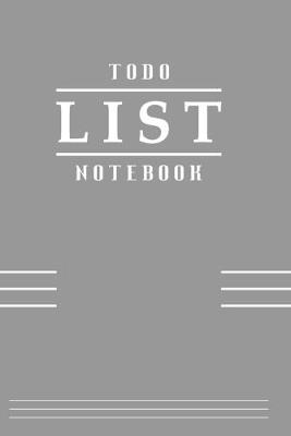 Book cover for To Do List Notebook