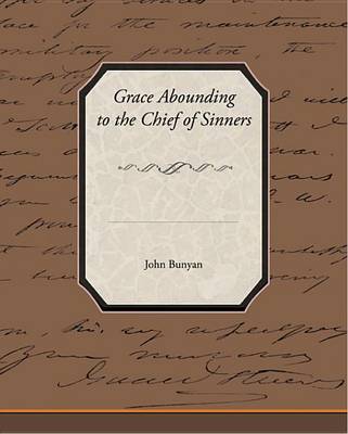 Book cover for Grace Abounding to the Chief of Sinners (eBook)