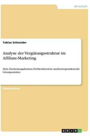Cover of Analyse der Vergutungsstruktur im Affiliate-Marketing