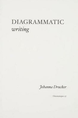 Cover of Diagrammatic Writing