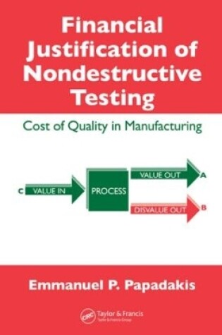 Cover of Financial Justification of Nondestructive Testing