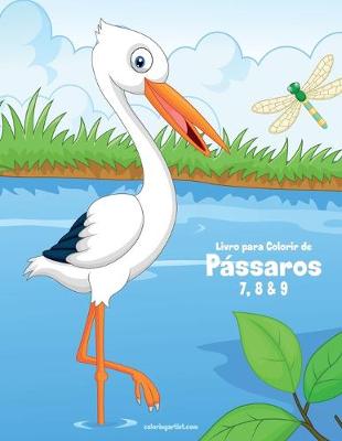 Cover of Livro para Colorir de Pássaros 7, 8 & 9