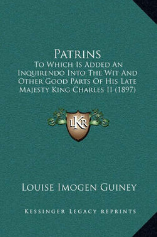 Cover of Patrins