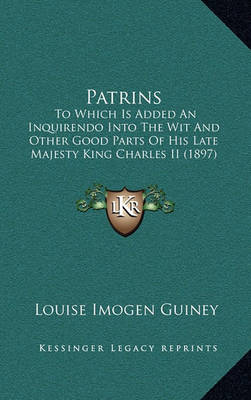 Book cover for Patrins