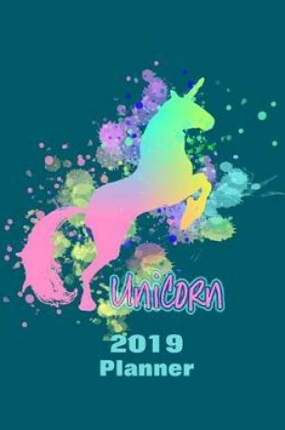 Cover of Unicorn 2019 Planner
