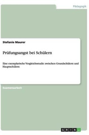 Cover of Prufungsangst bei Schulern