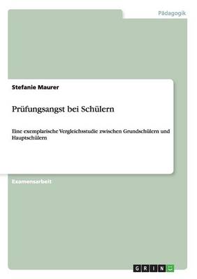 Book cover for Prufungsangst bei Schulern