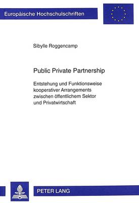 Cover of Public Private Partnership