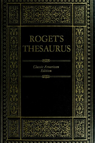 Cover of Rogets Thesaurus Library