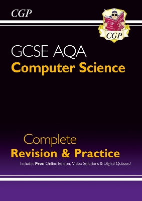 Book cover for New GCSE Computer Science AQA Complete Revision & Practice includes Online Edition, Videos & Quizzes