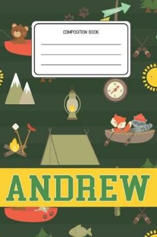 Cover of Composition Book Andrew