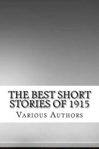 Cover of The Best Short Stories of 1915