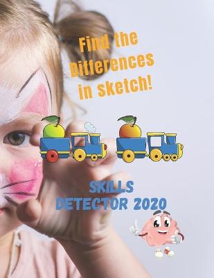 Book cover for Find the differences in sketch! Skills Detector 2020
