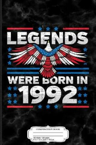 Cover of Legends Were Born in 1992 Patriotic Birthday