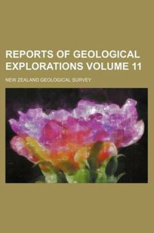 Cover of Reports of Geological Explorations Volume 11