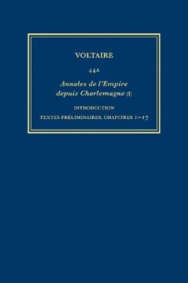 Book cover for Complete Works of Voltaire 44A